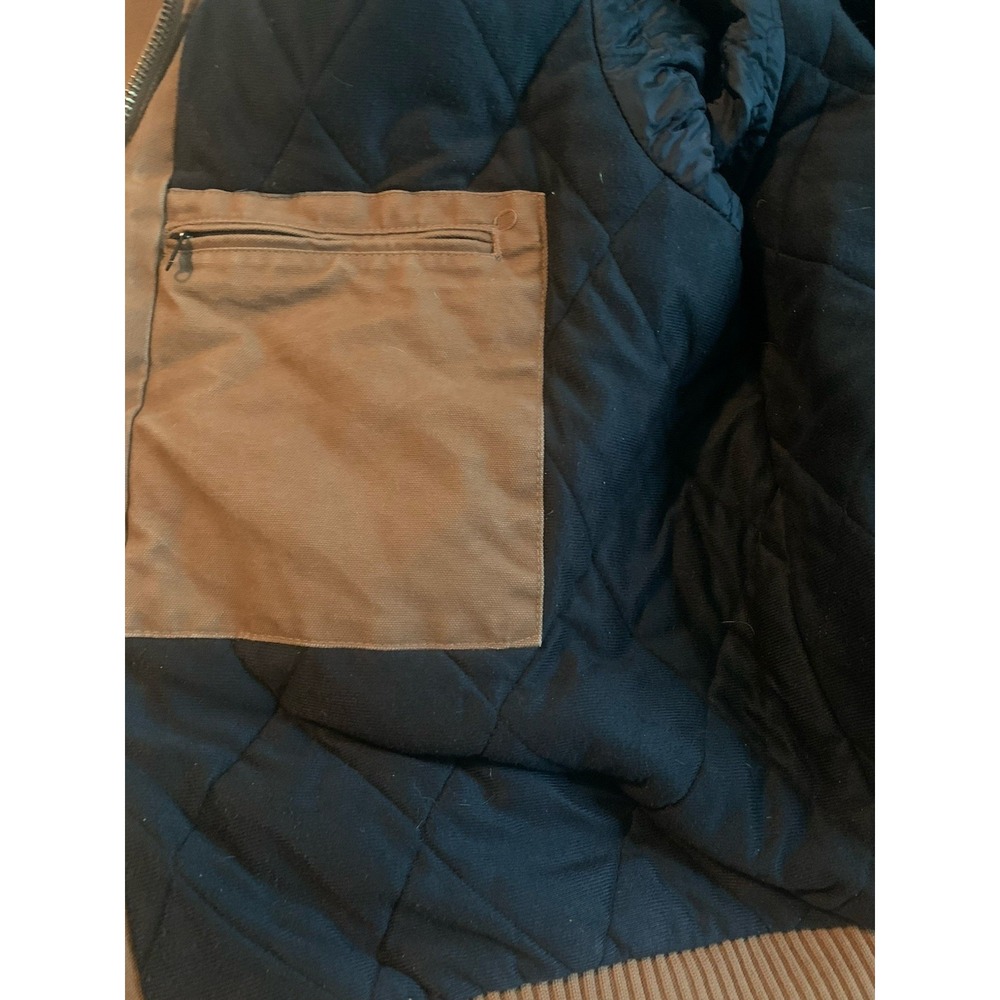 Vintage Carhartt Hooded Jacket J130‎ BRN Brown Size XL Nice Condition Light Wear - Picture 6 of 15